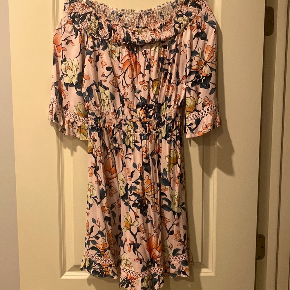 Lulu’s Off the Shoulder Summer Dress